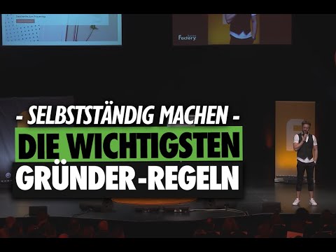 , title : 'SELBSTSTÄNDIG machen | Die WICHTIGSTEN GRÜNDERREGELN!'