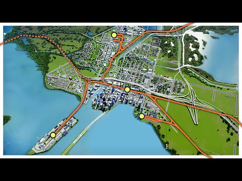 The dream FREIGHT LINE and why it's so IMPORTANT | Cities Skylines | Sunset City 20