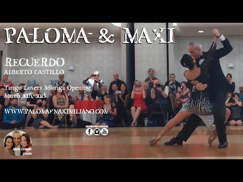 Paloma & Maximiliano - Vals Recuerdo. Tango Lovers Milonga. 3/10/2023