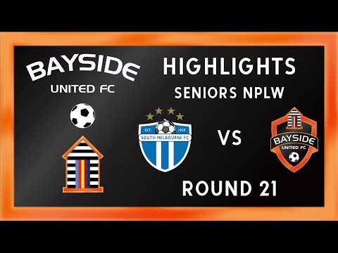 ROUND 21 2018: SENIORS Bayside United v South Melbourne Highlights