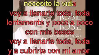 Jose Jose Voy a llenarte toda con letra