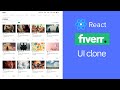 React Fiverr App Design Tutorial React UI Full Course For Beginners
