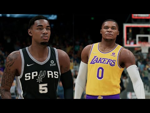 LAKERS vs SPURS! | NBA 2K22 Next Gen PS5 Gameplay | Realistic Emulation