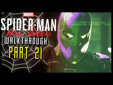 Spider-Man Miles Morales Walkthrough Part 21 Back Seat Gaming Prowler Side Mission (PS4 Pro)