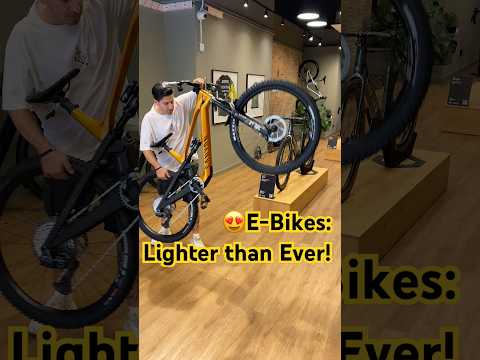 😱So lightweight, you forget it’s an E-BIKE!😍 #allmountainstyle #ebike