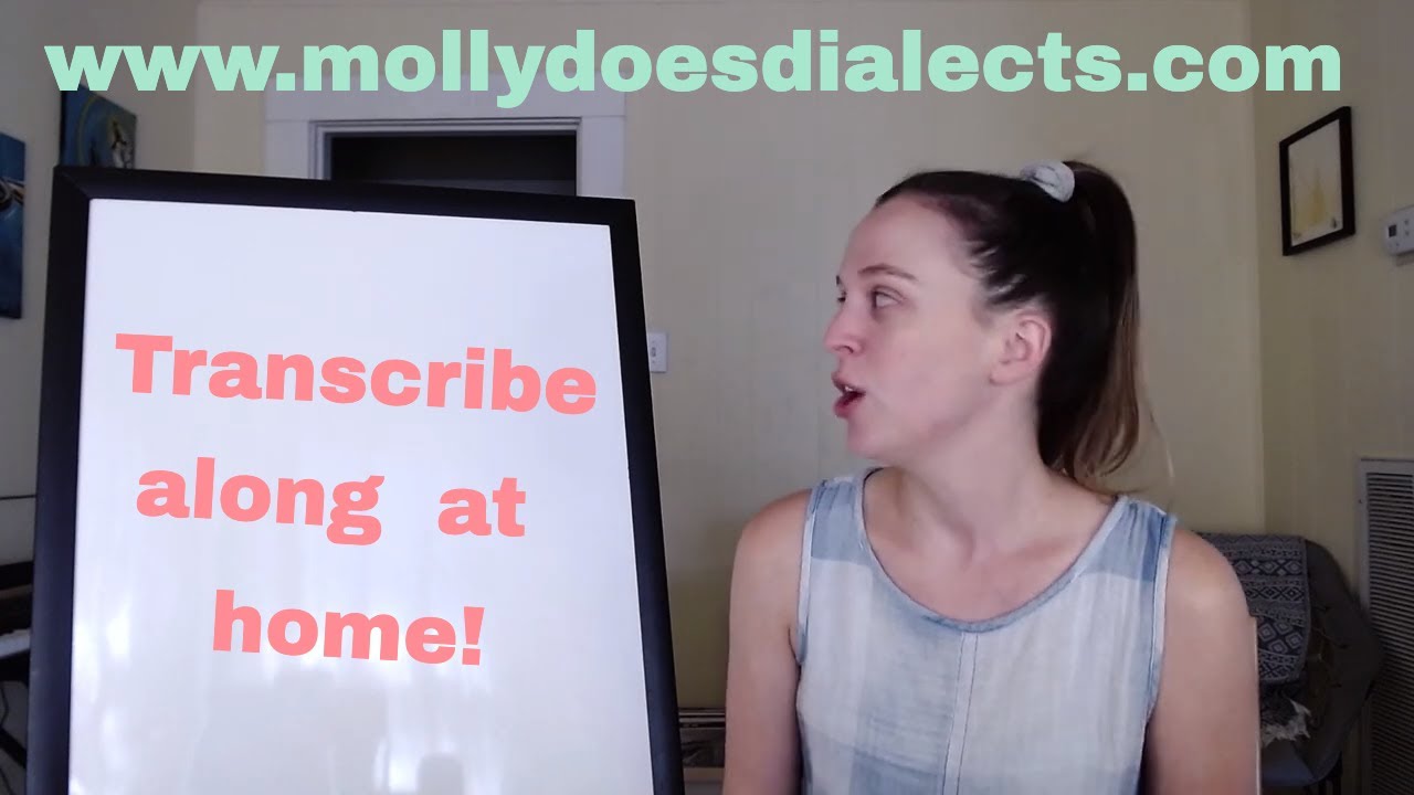 Transcribe Along at Home- IPA and IPAs