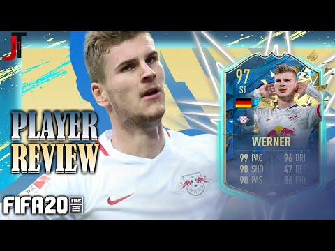 FIFA 20 TOTSSF WERNER 97 PLAYER REVIEW