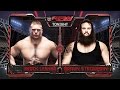 WWE RAW 9/28/15 - Brock Lesnar vs Braun ...