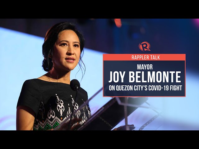 Rappler Talk: Mayor Joy Belmonte on Quezon City’s COVID-19 fight