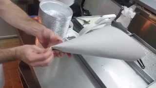 Como hacer un cartucho o cono de papel | FACIL Y RAPIDO.