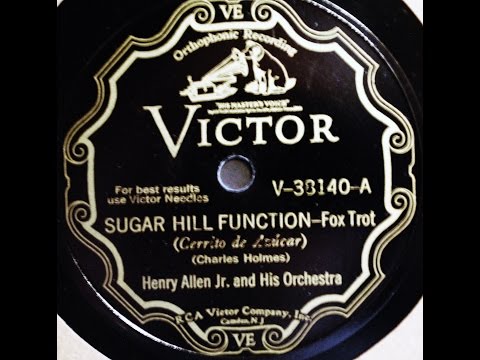 Henry Allen, Jr and His Orchestra: Sugar Hill Function 1930