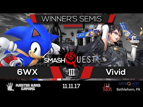 SmashQuest 3 - 6WX (Sonic) vs. Vivid (Bayo) - Winner's Semifinals