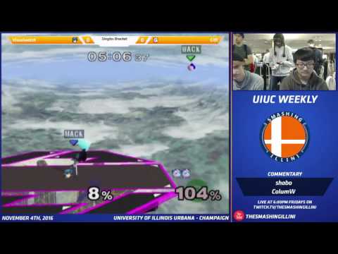 [Smashing Illini Weekly] Visualwatch (Marth) vs. G1ft (Jigglypuff) SSBM Singles