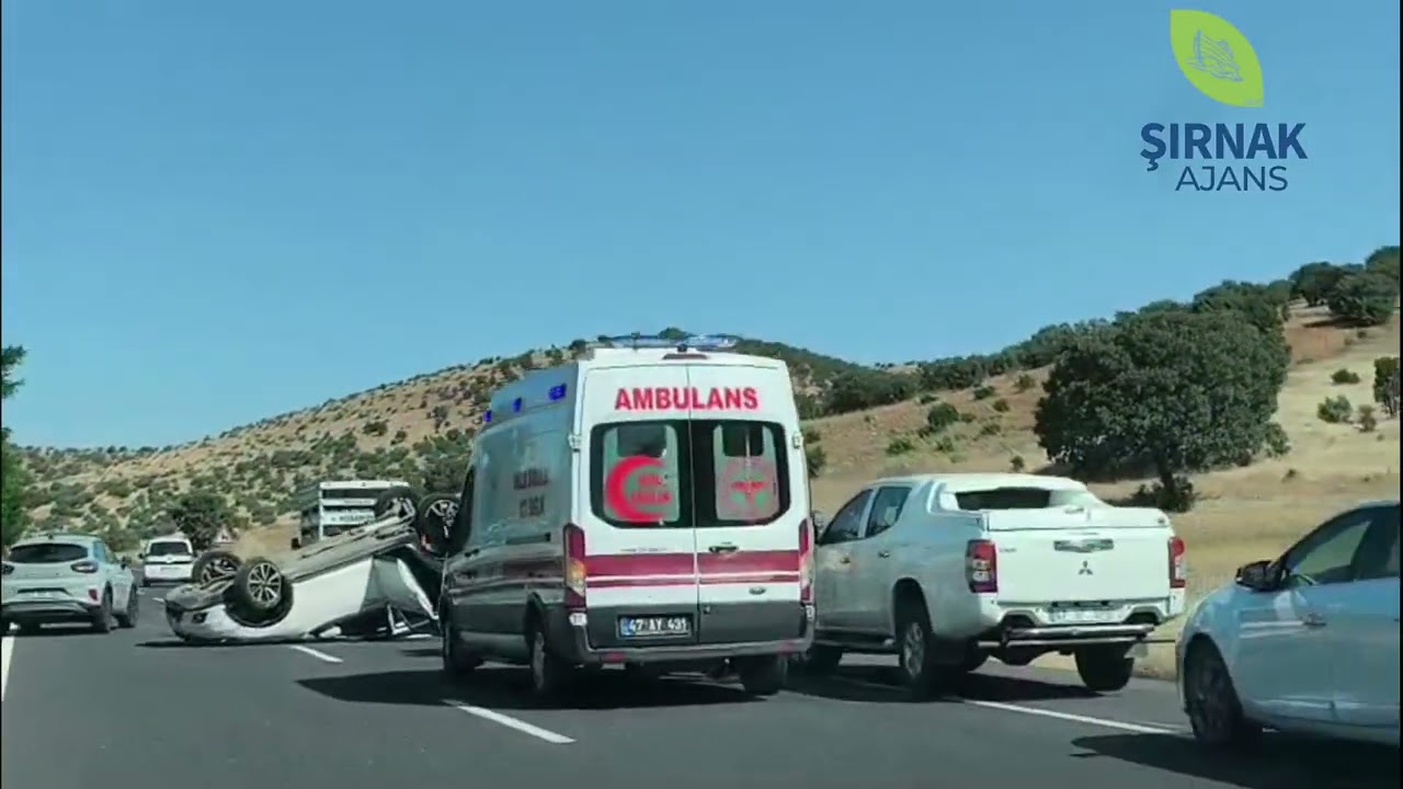 Mardin-Diyarbakir Karayolunda Otomobil Takla Attı, 1 yaralı