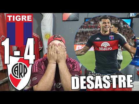 RIVER PLATE 1 vs TIGRE 4: RIVER FAN'S FURY REACTION