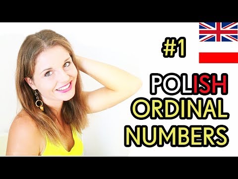 🇵🇱🇬🇧Learn Polish #9/1 - POLISH ORDINAL NUMBERS 1-10 -POLSKIE LICZEBNIKI PORZĄDKOWE