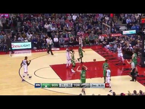 Kyle Lowry Crazy Circus Shot | Celtics vs Raptors | March 18, 2016 | NBA 2016