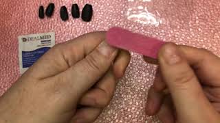 How to Press on nails with nail adhesive tabs - Lo