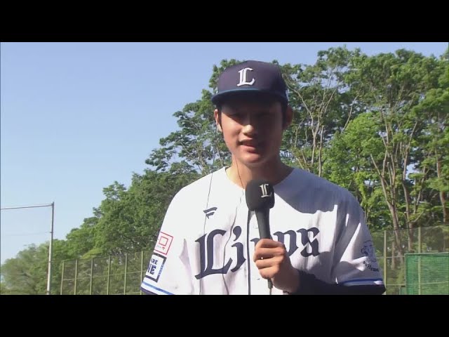 【ファーム】ライオンズ・羽田慎之介投手 若獅子インタビュー 5月3日 埼玉西武ライオンズ 対 オイシックス新潟アルビレックスBC