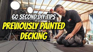 Paint Your Old Decking LIKE A PRO | How to paint your decking in 60 seconds!