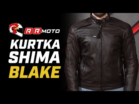 SHIMA BLAKE - skórzana kurtka w stylu vintage