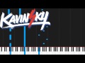 How to play Nightcall by Kavinsky on Piano Sheet ...