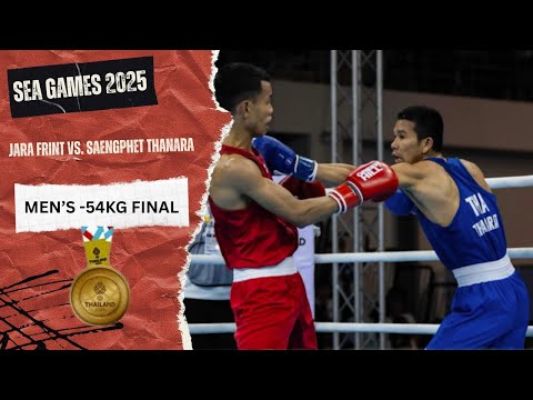SEA Games 2025 Boxing Men’s Welter 54kg Jara Frint vs Saengphet Thanara