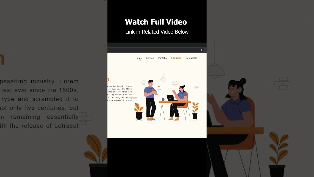 about us page design using html css #shorts #webdesign #htmlcsswebsite #htmlcss #aboutus