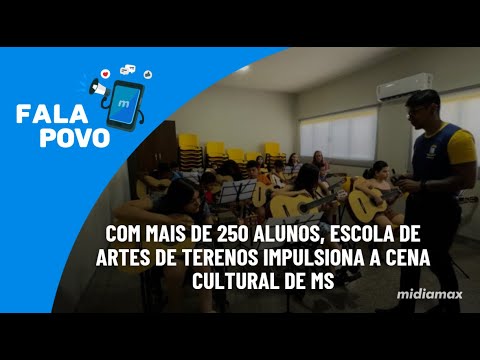 Com mais de 250 alunos, Escola de Artes de Terenos impulsiona a cena cultural de MS