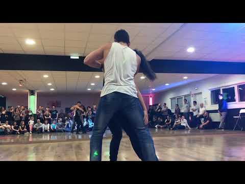 Diego Borges and Jessica Pacheco - Zouk demo on Lyon Funny Swing