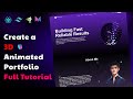 Build A Modern 3D Developer Portfolio With React Tailwind CSS GSAP Spline Full Tutorial