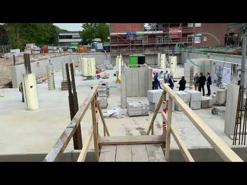 Grundsteinlegung Gesundheidshuus Real Immobilien