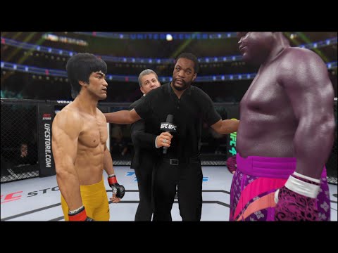 Bruce Lee vs. Purple Sumo - EA Sports UFC 4 - Epic Fight 🔥🐲