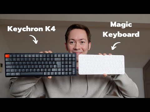 Keychron K4 vs Apple Magic Keyboard for Mac Productivity