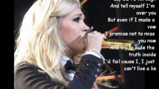 I Just Can&#39;t Live A Lie - Carrie Underwood w/ lyrics