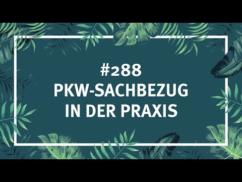 #288 PKW-Sachbezug in der Praxis - Steueraffe