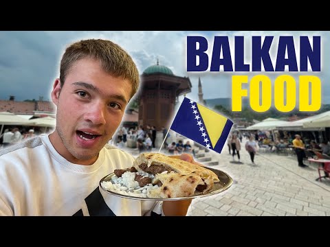 Ein Tag essen in SARAJEVO, Bosnien!🇧🇦
