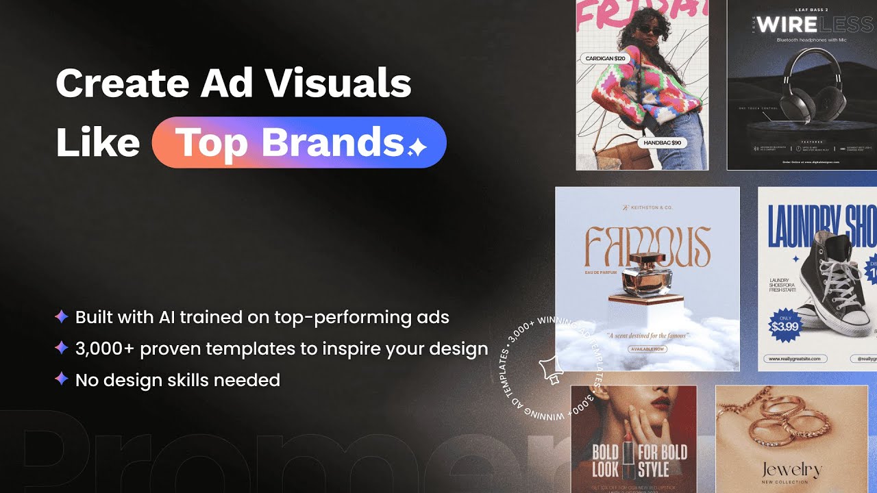 Promer Creative Studio - Create AI Ad Visuals for Shopify &amp; E-commerce