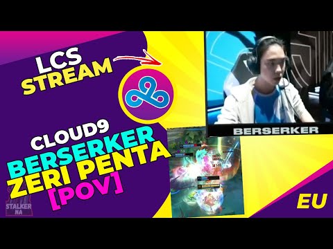C9 Berserker With ZERI PENTA in LCS 👀 [Berserker POV]