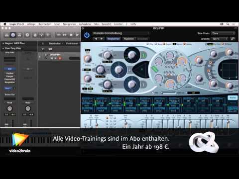 Softwareinstrumente in Logic Pro Tutorial: Aufbau des ES2 (Synthesizer 2) |video2brain.com