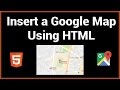 Insert A Google Map To Your Website