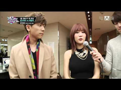 140206 SoYou (Sistar) X Jung Gigo - Interview @ M! Countdown [1080P].mp4