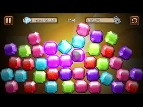 Gem Slash - Match 3 Physics Video