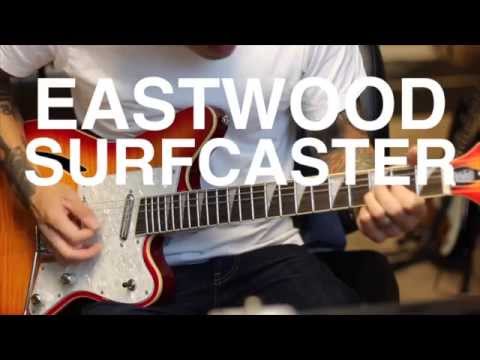 Eastwood MRG Series Surfcaster 12 Bound Tone Chambered Body Bolt-on Maple 12-String Electric Guitar image 11