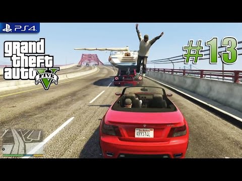 GTA V / GTA 5 - PS4 / XBOX ONE Walkthrough Next Gen Gameplay PART 13 Father / Son