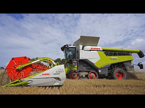 Brand NEW Claas Lexion 8700 Terra Trac | Wheat harvest | Jensma Agro