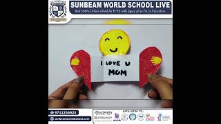 Handmade with love! Class 5 students at Sunbeam World School create tokens of love for their mothers