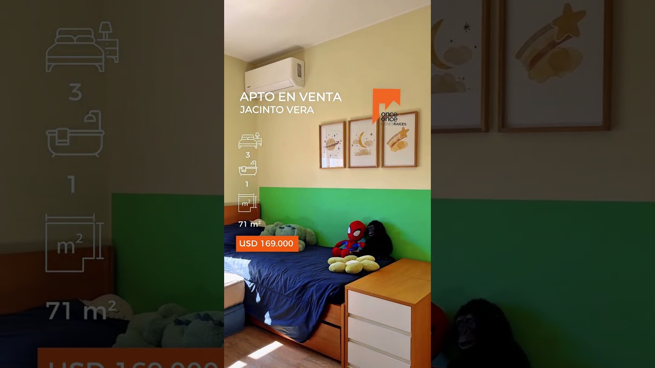 Apartamento 3 Dormitorios – Garaje – Jacinto Vera - Video