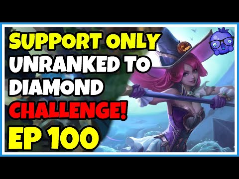 Support Unranked to Diamond Challenge - Episode 100 - Nami
