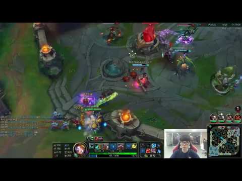 SKT T1 Faker Stream   Blitzcrank SUPPORT vs Thresh 6